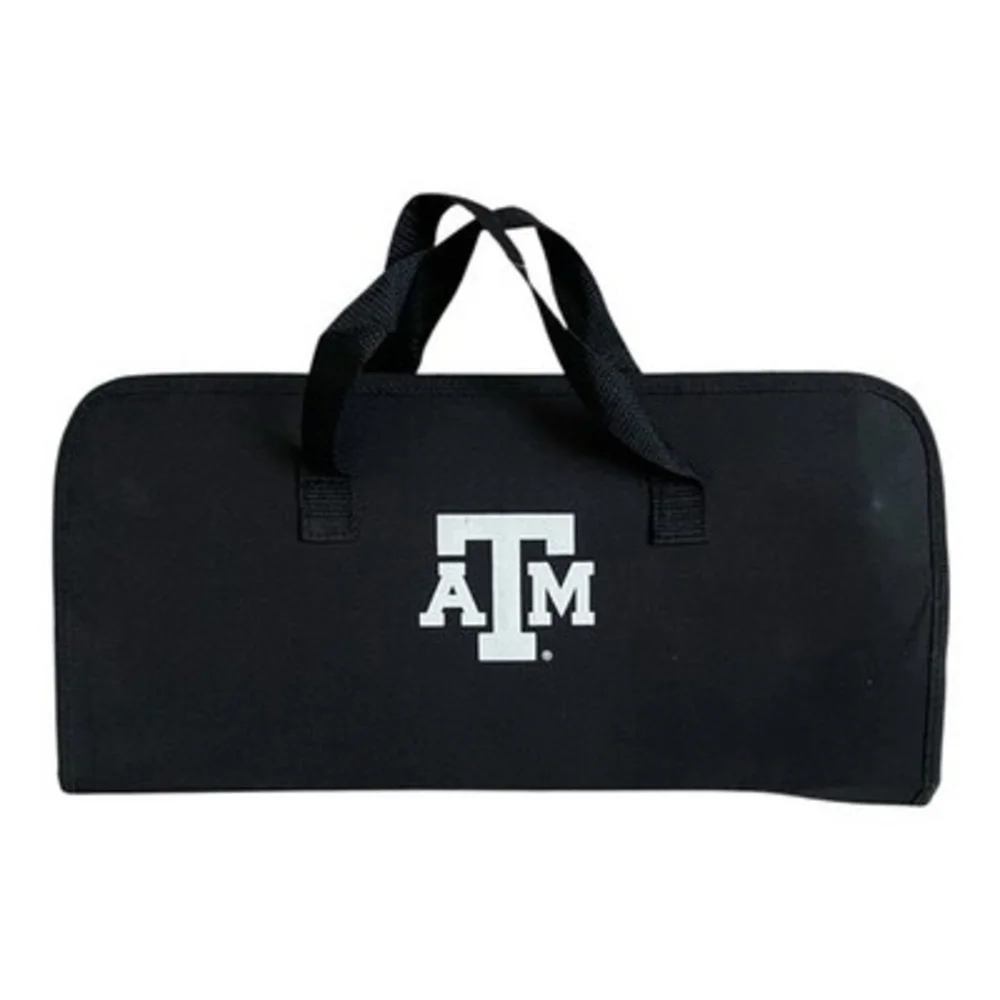 Texas A&M Aggies 6pc BBQ Grill Tool Set Licensed NCAA Case NWOT
